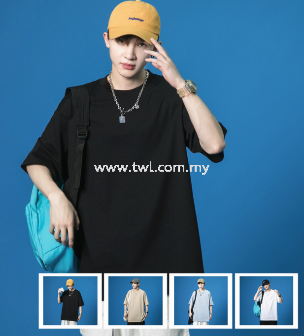 TS021 Baju 21s 280g Oversized T-Shirt