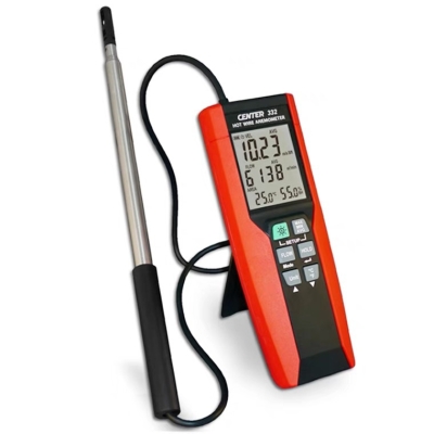 CENTER 332 TEMPERATURE_HUMIDITY_ANEMOMETER IS IDEAL FOR HVAC INDUSTRY