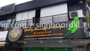 daddy arumugan recipe aluminium ceiling trim casing 3d led frontlit lettering signage signbaord at klang kuala lumpur puchong shah alam 3D ALUMINIUM CEILING TRIM CASING BOX UP SIGNBOARD