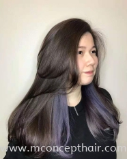 Violet Purple Ear Dye Highlight 