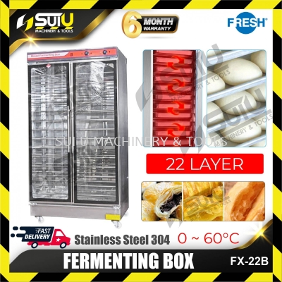 FRESH FX-22B(S/S) 22 Layer Fermenting Box / Proofer 0~60C 2.6kw
