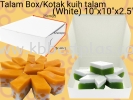 Talam Box/Kotak kuih talam 10"x10"x2.5" 100pcs+/- Lunch Box Paper Products