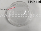 116mm(Hole) Dome Lid 50pcs+/- Plastic Cup