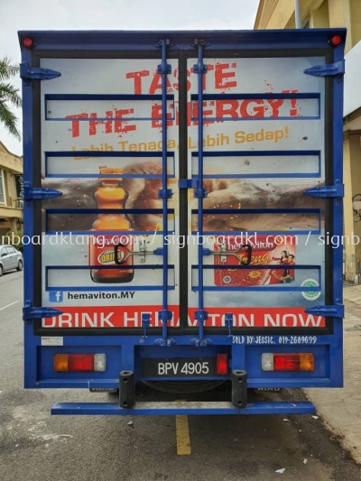 truck lorry sticker signage signboard at klang kuala lumpur shah alam puchong