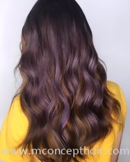 Purple Highlights Hair Color