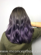 Purple Ombre Hair Color 