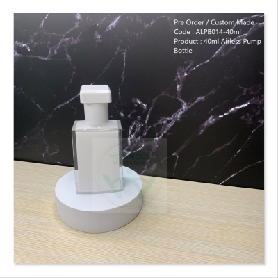 40ml Unique Acrylic Airless Pump Bottle (Lotion Pump) - ALPB014