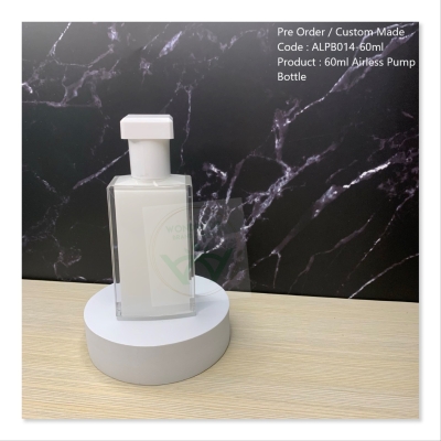 60ml Unique Acrylic Airless Pump Bottle (Lotion Pump) - ALPB014