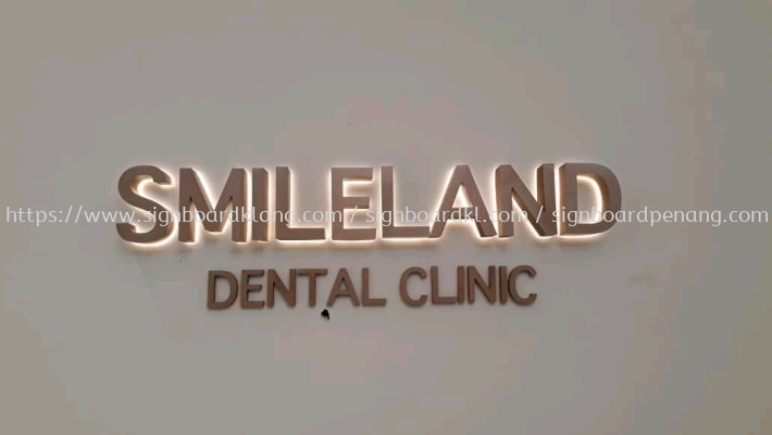 smileland dental clinic 3d led backlit signage signboard at klang kuala lumpur puchong shah alam