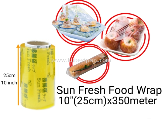 Sun Fresh Food Wrapping 10"(25cm)x350meter