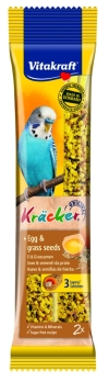 Vitakraft Kracker Egg & Grass Seeds Budgie (2pcs) Kracker Bird  Vitakraft