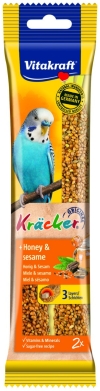 Vitakraft Kracker Honey & Sesame Budgie (2pcs) Kracker Bird  Vitakraft