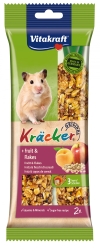 Vitakraft Kracker + Fruit & Flakes Hamster (2pcs) Kracker Small Animal  Vitakraft