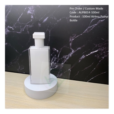 100ml Unique Acrylic Airless Pump Bottle (Lotion Pump) - ALPB014