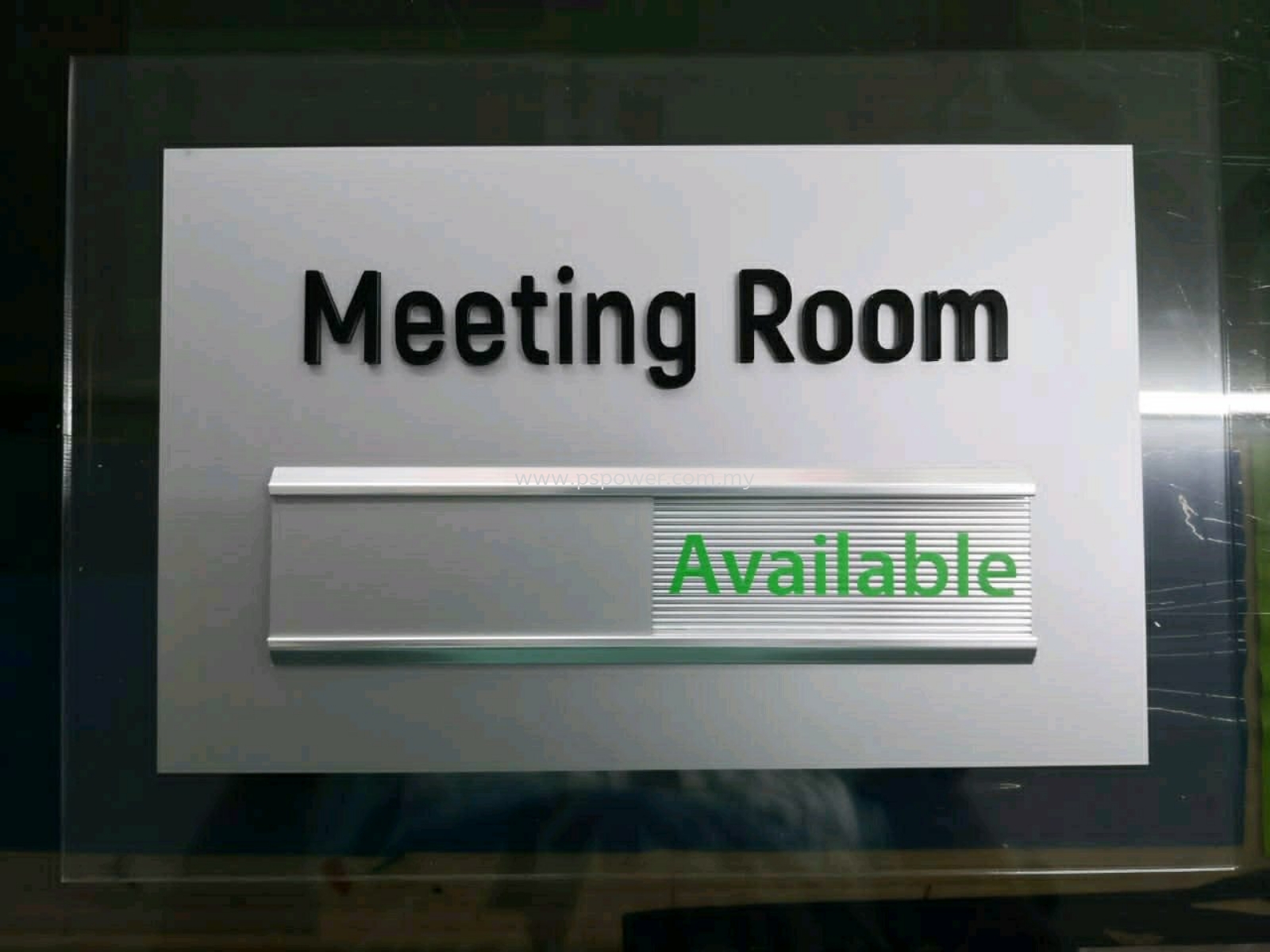 Office Room Slot Signage - Meeting Room 