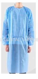 NON-WOVEN ISOLATION GOWN 45GSM WITH KNITTED CUFF, MJ