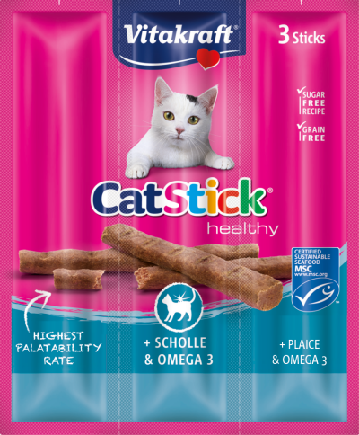 Vitakraft Cat Stick Plaice & Omega 3