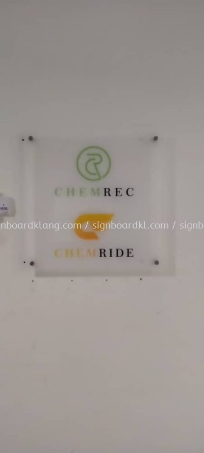 chemrec acrylic poster frame indoor signage signboars at klang kuala lumpur puchong shah alam 