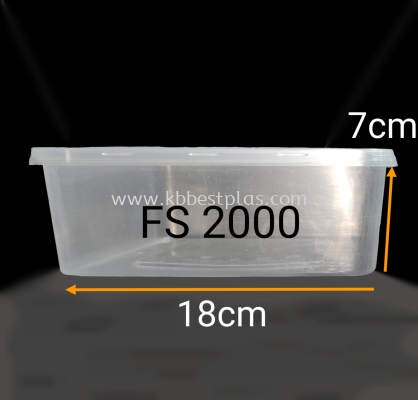 Square Container FS2000(SQ5) 30pcs+/-