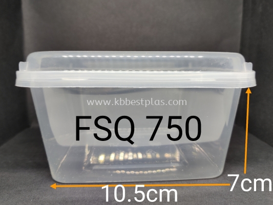 Square Container FSQ750 50pcs+/-