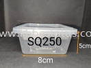 Square Container CB Ware SQ250 50pcs+/- Plastic Containers