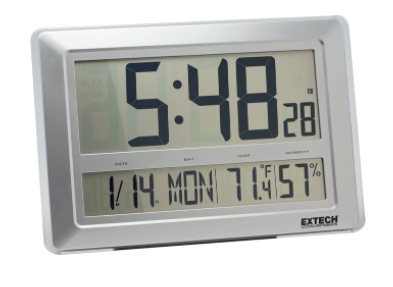 extech cth10a : digital clock/hygro-thermometer