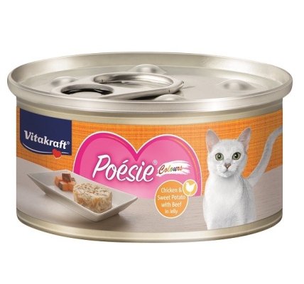 Vitakraft Posie Colours Chicken & Sweet Potato with Beef in Jelly