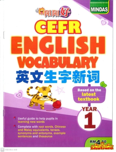 CEFR ENGLISH VOCABULARY YEAR 1