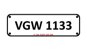 VGW 1133 SPECIAL NUMBER 4 DIGIT