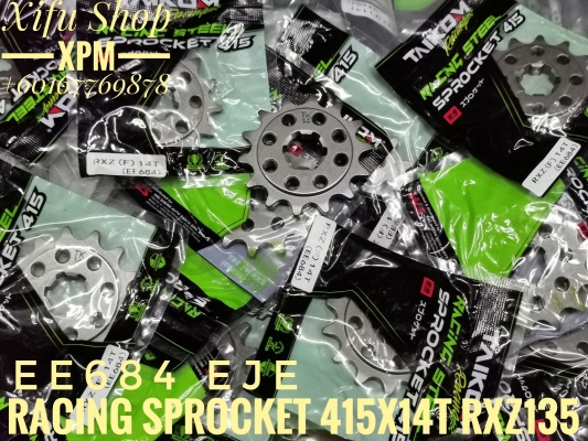 FRONT SPROCKET RACING 415X14T (183) RXZ135 EE684 MNE 