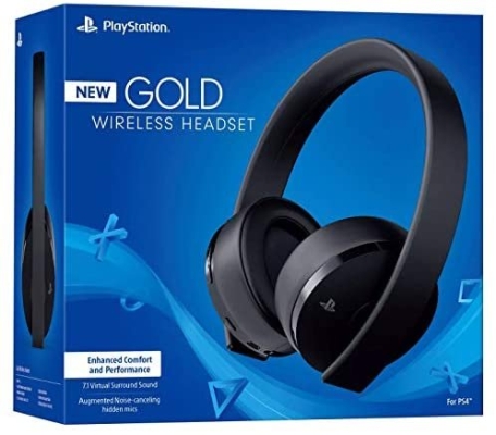 PS4 New Gold Wireless Headset