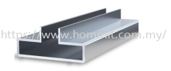 Aluminium J-Lip T Type Shelf Support & Bracket