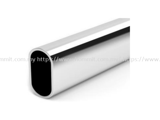 Oval Pipe Chrome