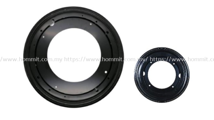 Heavy Duty Swivel Round Turning Plate (Black)