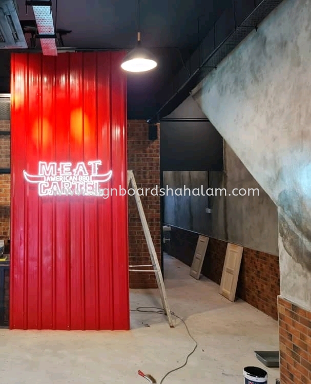 Meat Cartel Signage Melaka -  3D LED Neon Signage