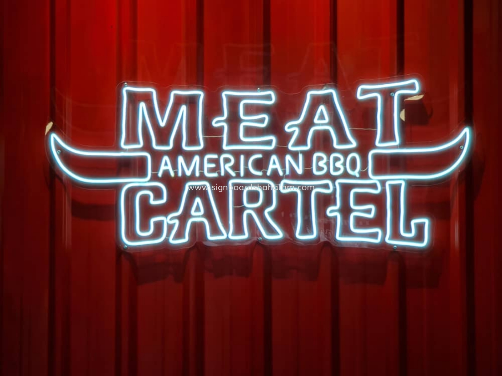 Meat Cartel Signage Melaka -  3D LED Neon Signage