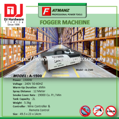 FATMANZ NANOMIST DISINFECTION FOGGING MACHINE A1500