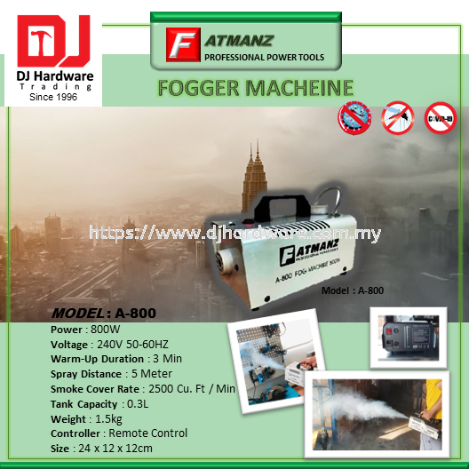 Fatmanz Nanomist Disinfection Fogging Machine A800