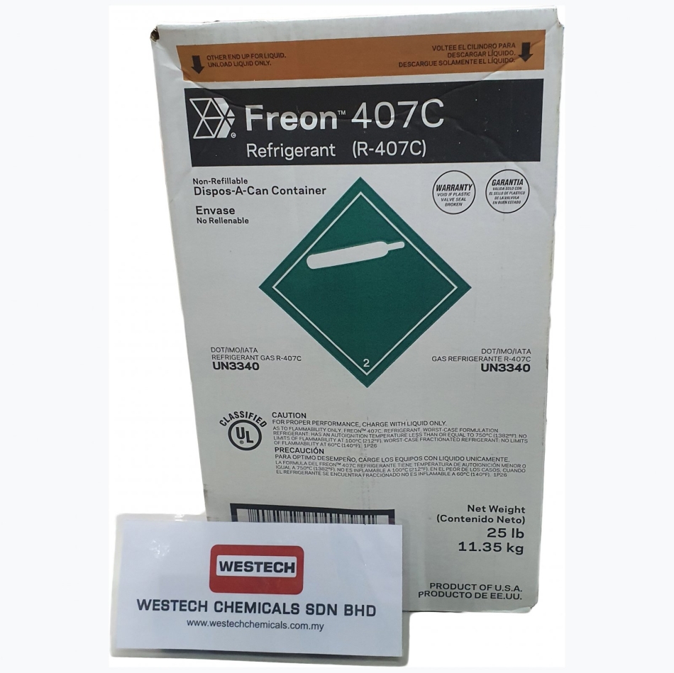 Freon 407c (USA) Freon Series Refrigerant Chemours