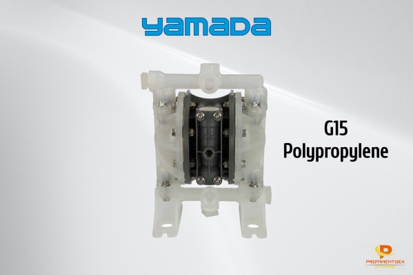 Yamada Diaphragm Pump G15 Polypropylene 1/2" 