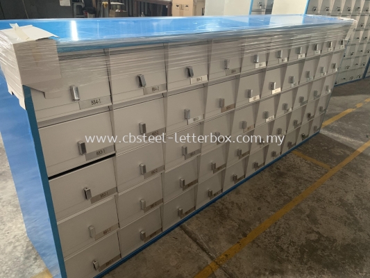 Aluminium Slot Model Letter Box / MailBox / Peti Surat With Padlock