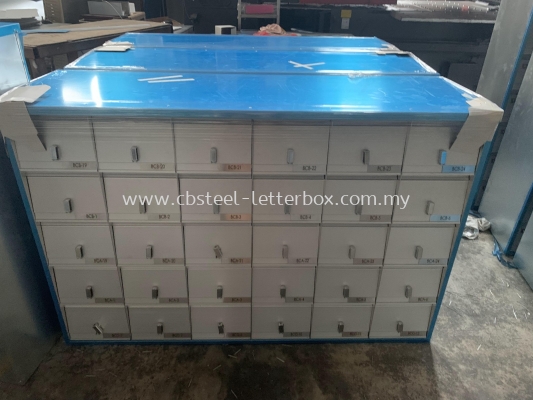 Aluminium Slot Model Letter Box / MailBox / Peti Surat With Padlock