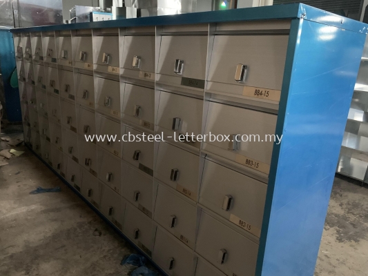 Aluminium Slot Model Letter Box / MailBox / Peti Surat With Padlock