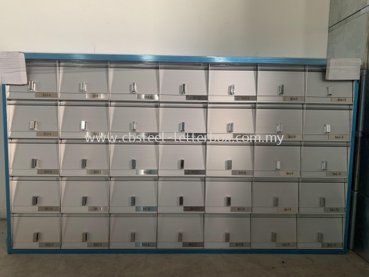 Aluminium Slot Model Letter Box / MailBox / Peti Surat With Padlock