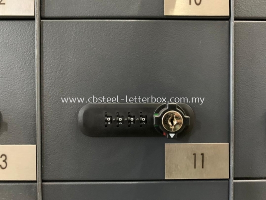 Powder Coated Handphone / Passport Locker With Numeric Lock Set