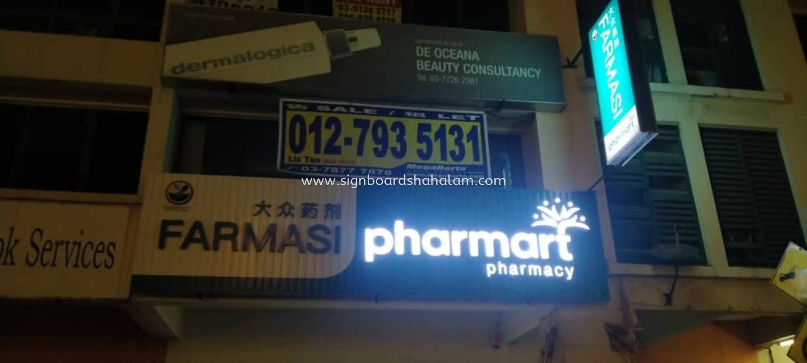 Healthhub Pharma Sdn Bhd PJ - Signboard Pharmacy