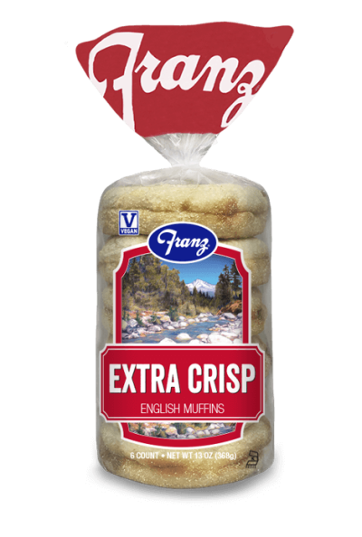 Franz Bakery Extra Crisp English Muffin 368gm ( 6pcs / pkt )