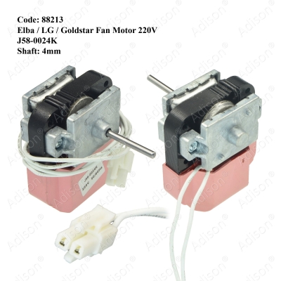 Code: 88213 Elba/Goldstar Big Shaft Fan Motor J58-00024K