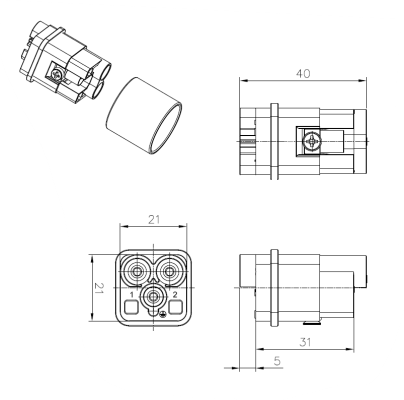 DQ-002-M (2.5-6mm)