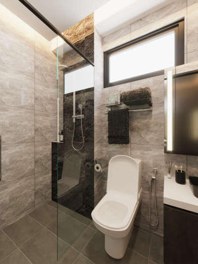 Modern Bathroom Design Ideas- Renovation- Residential - Terrace House -Johor Bahru (JB), Malaysia